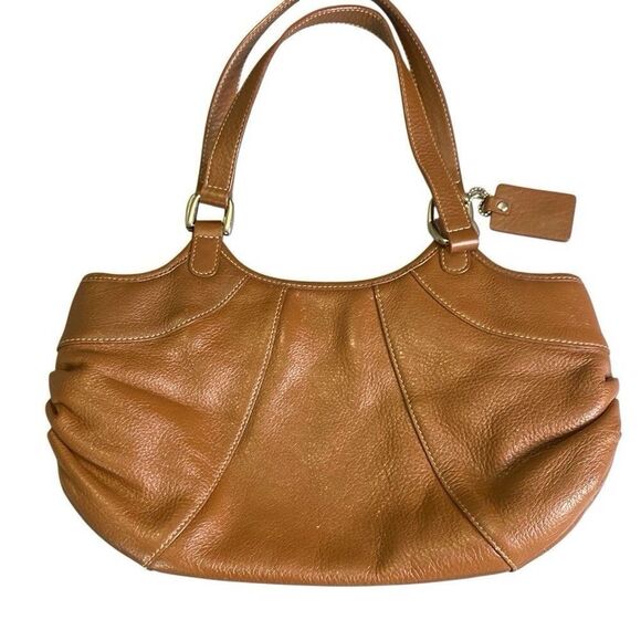 Etienne Aigner Brown Leather Women’s Equestrian Style Handbag Purse - Picture 6 of 12